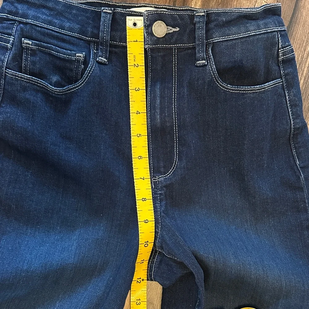 PAIGE Dark Genesee Crop Jeans - Picture 5 of 8